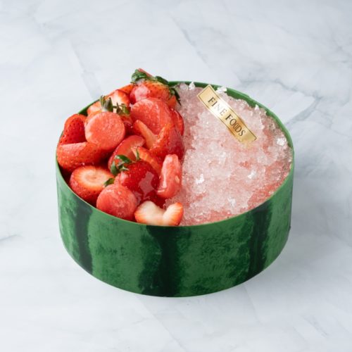 Watermelon, Strawberry and Rose Cake