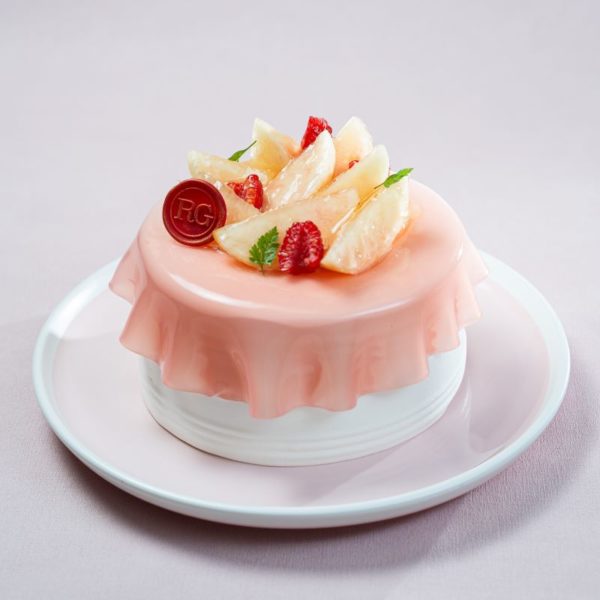 Peach Chiffon Cake