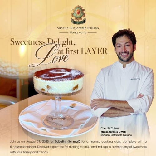 Tiramisu cooking class with 5-course Set Dinner for One Person
