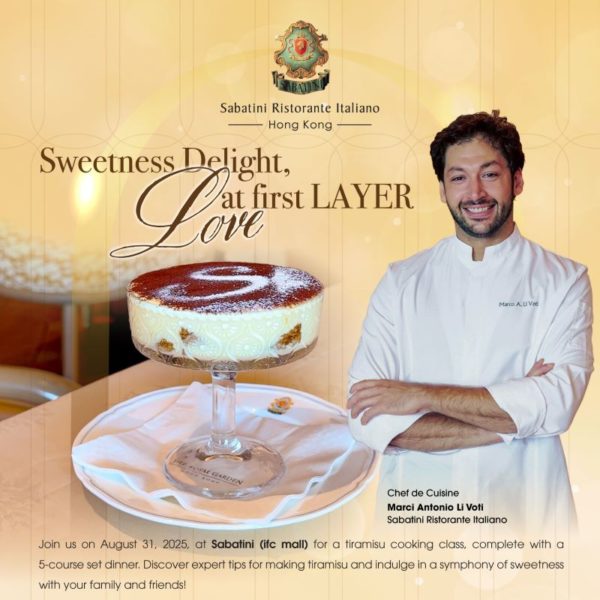 Tiramisu cooking class with 5-course Set Dinner for One Person