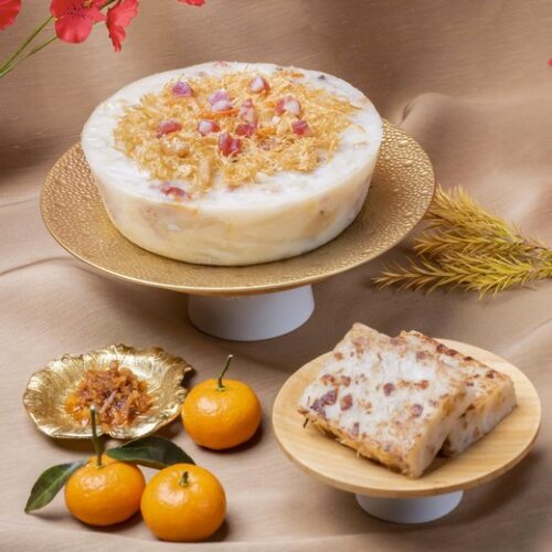 招财瑶柱萝卜糕