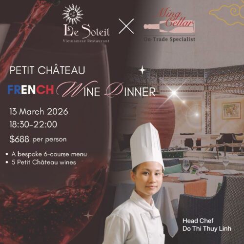 Le Soleil x Ming Cellar - Petit Chateau Wine Dinner
