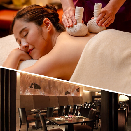 Shikigiku Special Lunch & 75 Minutes Warm Pouch Massage