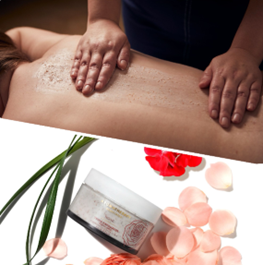 45 minutes Rose Indulgent Body Polish by Aromatherapy Associates