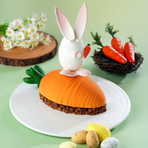 Peanut Banana Caramel Milk Chocolate Cake