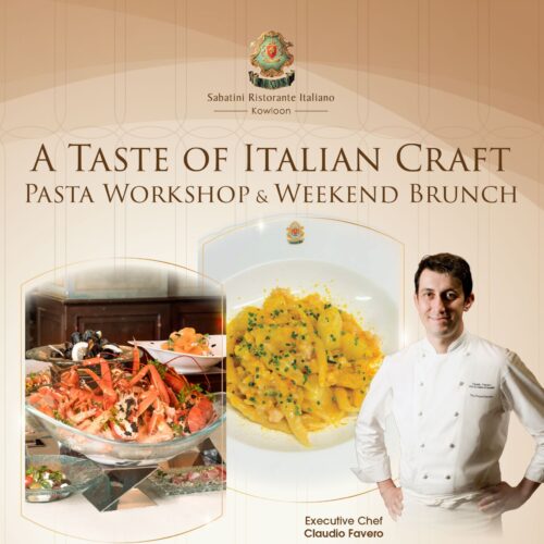 [26 Apr] Pasta Master Class by Italian Chef & Holiday brunch (1 person)
