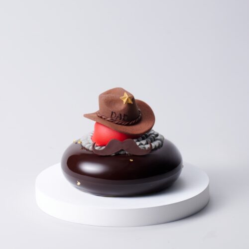Mochi, Sesame & Chocolate Mousse Cake